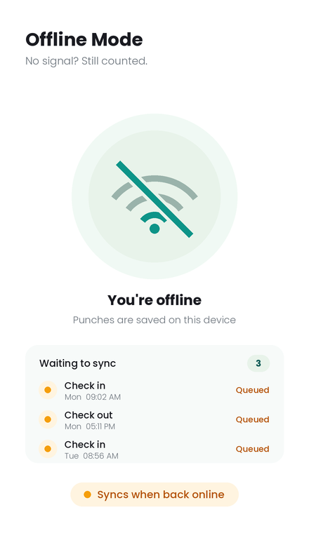 Offline sync